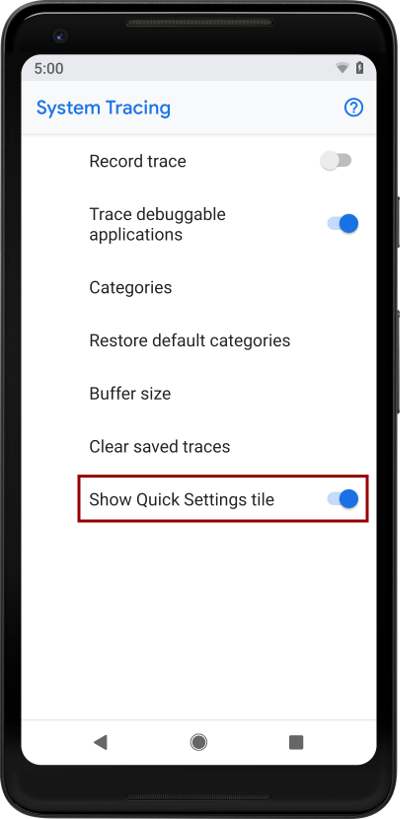 Capture a trace on a device - 图1